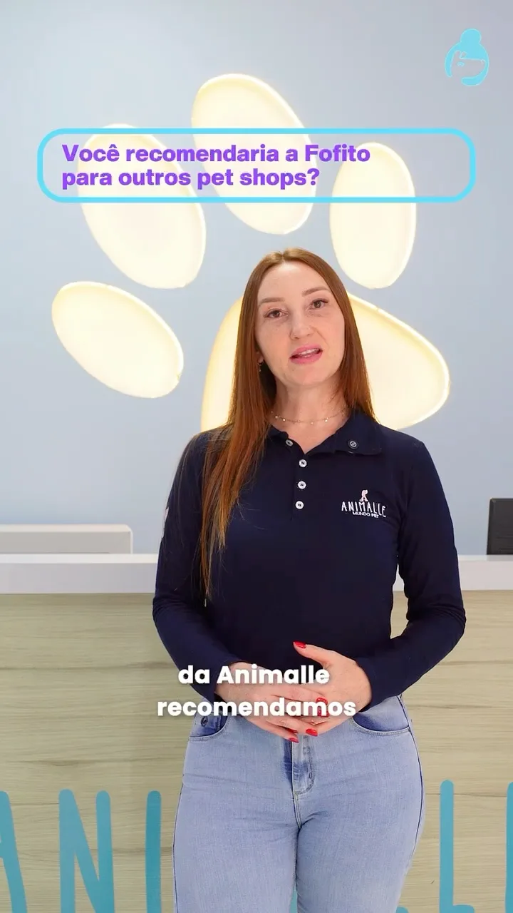 Representante da Animalle Mundo Pet durante o depoimento sobre o Fofito